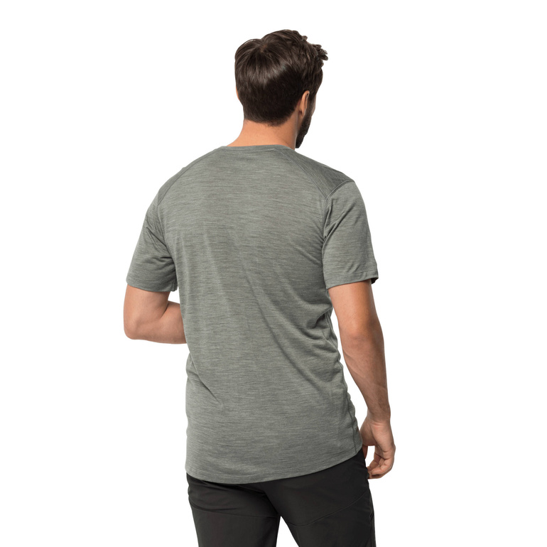 Koszulka z wełną merino KAMMWEG GRAPHIC S/S MEN