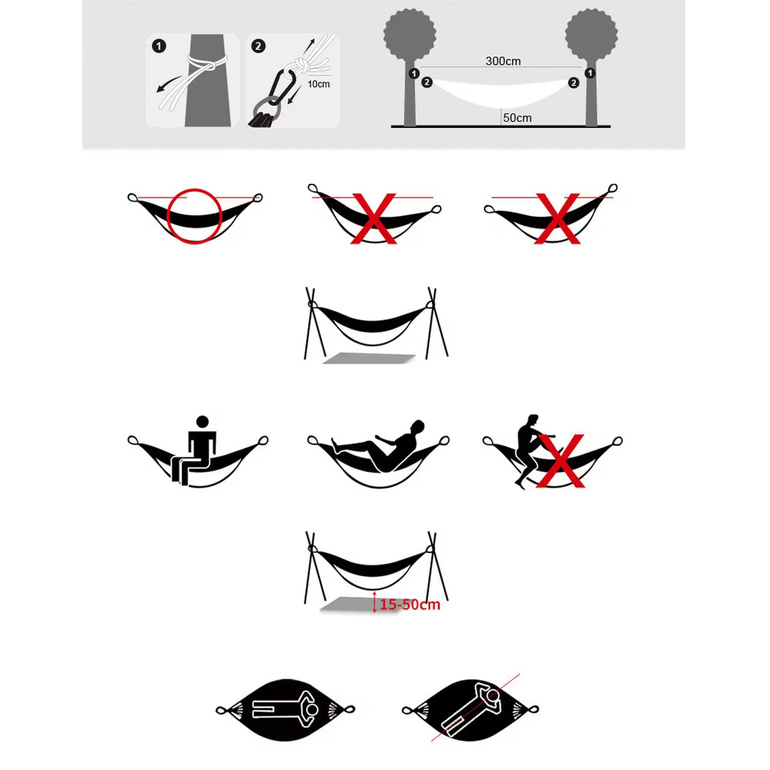 Hamak ULTRALIGHT SWING DOUBLE UPGRADE