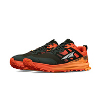 black/orange