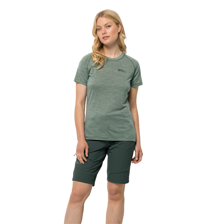 Koszulka z wełną merino KAMMWEG S/S WOMEN
