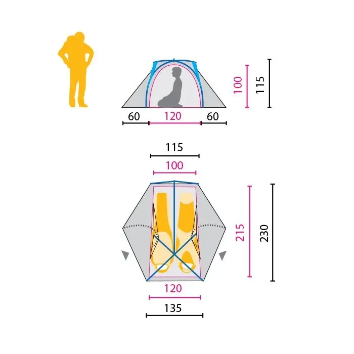 Namiot STRATOS LITE II / 1.98 kg