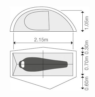 Namiot MIRA I HL / 1.15 kg