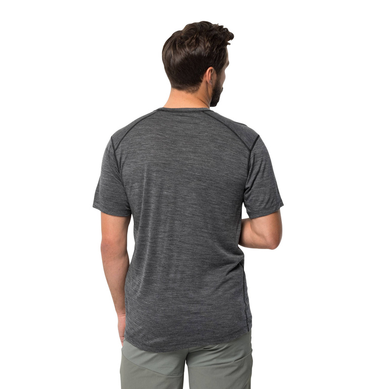 Koszulka z wełną merino KAMMWEG GRAPHIC S/S MEN