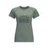 Koszulka z wełną merino KAMMWEG GRAPHIC S/S WOMEN
