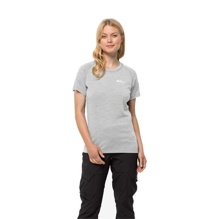 Koszulka z wełną merino KAMMWEG S/S WOMEN