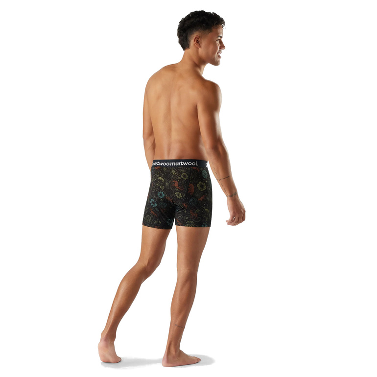 Bokserki z wełną MERINO 150 PRINT BOXER BRIEF