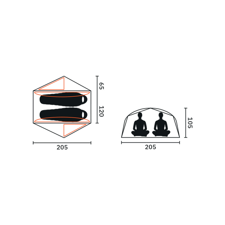 Namiot TORDIS II UL / 2.2 kg